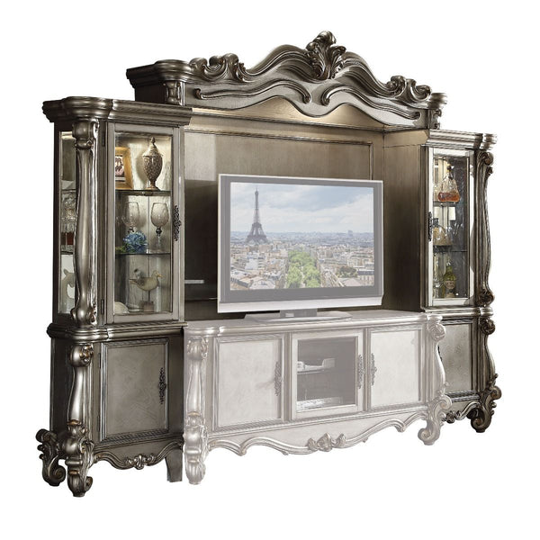 Versailles - Entertainment Center - Antique Platinum