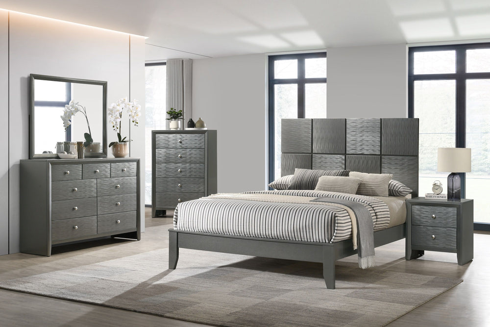 Denker - Cama individual - Gris plomo
