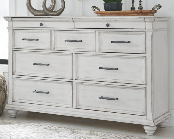  California King Panel Bed with Storage Bench