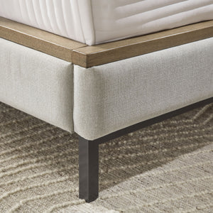 Tomtyn - Light Brown - California King Upholstered Bed