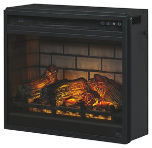  this fireplace insert with faux firebrick surround operates with or without infrared heat an