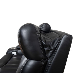 Royce - Power Reclining Sofa And Loveseat - Black