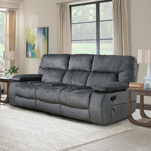 Chapman - Manual Reclining Sofa And Recliner - Dark Gray