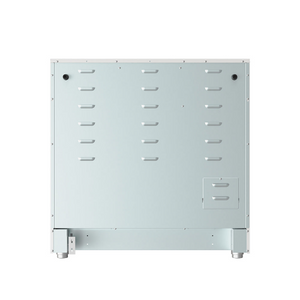 36 Inch Electric Range in White - Contemporary Professional