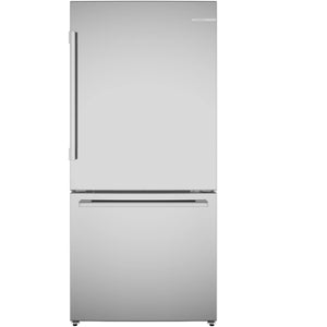 100 Series, Freestanding Bottom Freezer Refrigerator, Stainless steel (with anti-fingerprint), Total No Frost