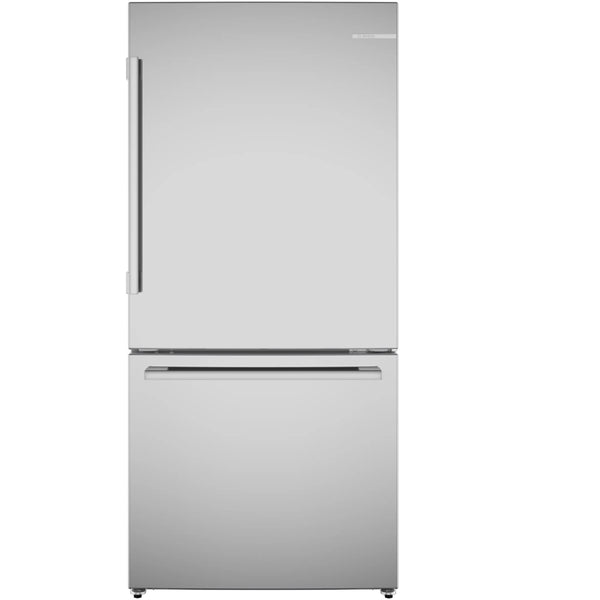 100 Series, Freestanding Bottom Freezer Refrigerator, Stainless steel (with anti-fingerprint), Total No Frost