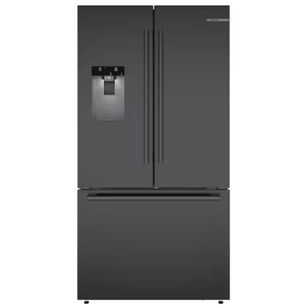 500 Series, French Door Bottom Mount Refrigerator, 36'', Stainless steel (with anti-fingerprint), Black Stainless Steel