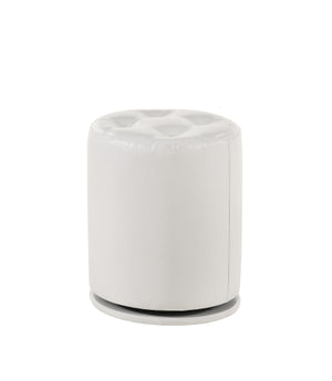 Morgan Round Swivel Stool White