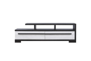 Remington Tv Stand Chalk/Ebony