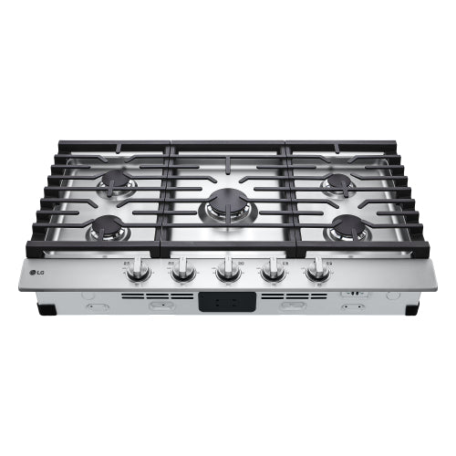 36" Gas Cooktop with 20K BTU and EasyClean® Cooktop