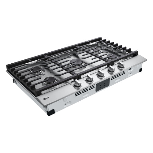 36" Gas Cooktop with 20K BTU and EasyClean® Cooktop