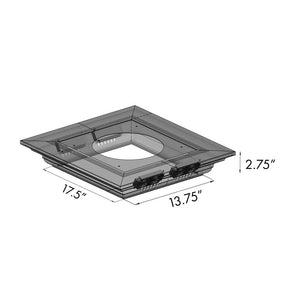 42" ZLINE CrownSound™Ducted Vent Island Mount Range Hood in Stainless Steel with Built-in Bluetooth Speakers (KL3iCRN-BT-42)