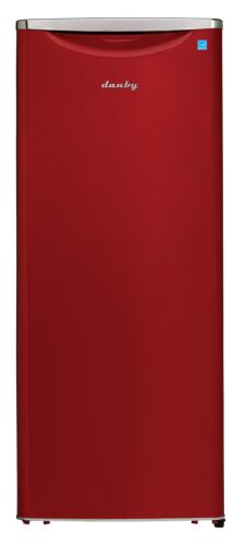 11 CuFt. All Refrigerator, All Black Interior, See-Through Crisper