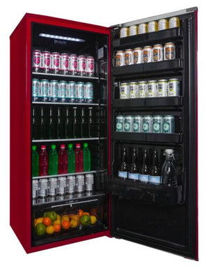 11 CuFt. All Refrigerator, All Black Interior, See-Through Crisper