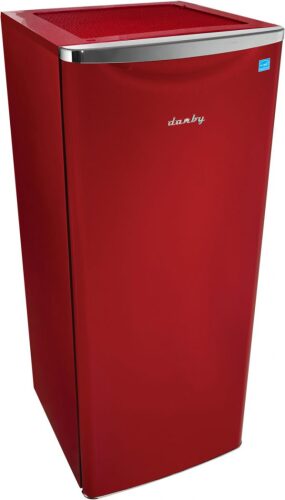 11 CuFt. All Refrigerator, All Black Interior, See-Through Crisper