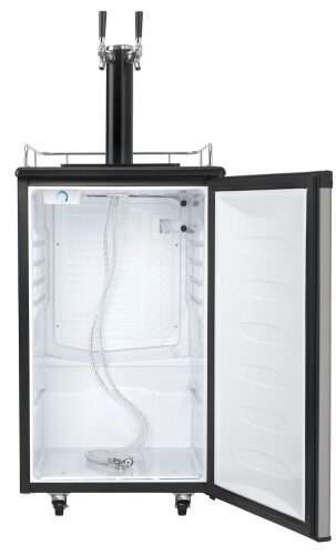 5.4 CuFt. Dual-Tap Beer Keg Cooler, Worktop
