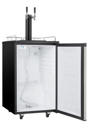 5.4 CuFt. Dual-Tap Beer Keg Cooler, Worktop