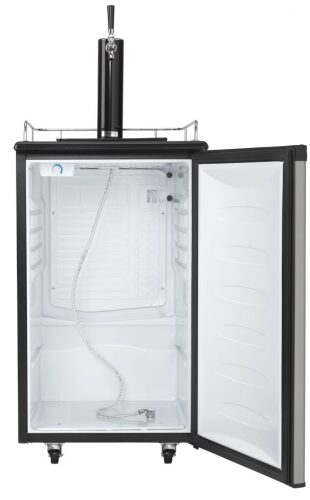 5.4 CuFt. Beer Keg Cooler, Holds Full Size Keg, Worktop