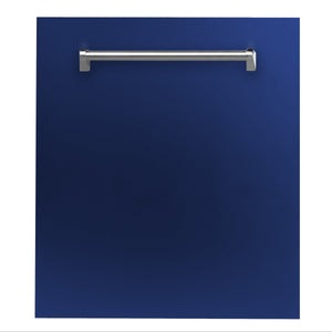 ZLINE 24" Dishwasher Panel in White Matte with Traditional Handle (DP-WM-24)