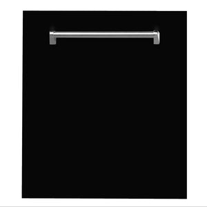 ZLINE 24" Dishwasher Panel in White Matte with Traditional Handle (DP-WM-24)