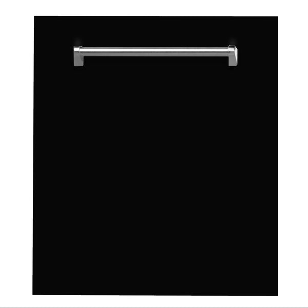 ZLINE 24" Dishwasher Panel in White Matte with Traditional Handle (DP-WM-24)