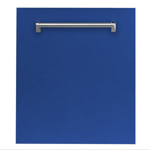 ZLINE 24" Dishwasher Panel in White Matte with Traditional Handle (DP-WM-24)
