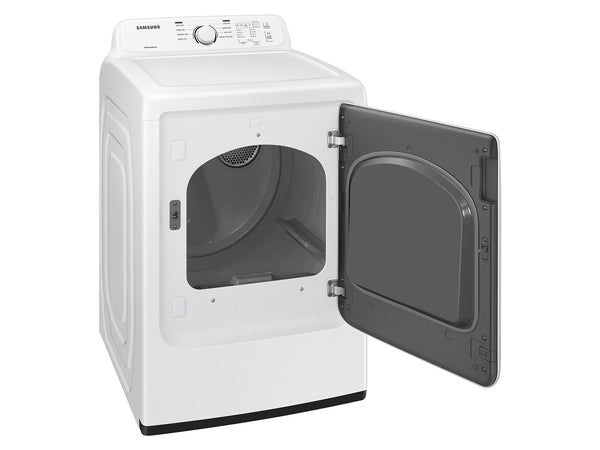 7.2 cu. ft. Electric Dryer with Sensor Dry and 8 Drying Cycles in White