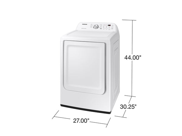 7.2 cu. ft. Capacity Gas Dryer