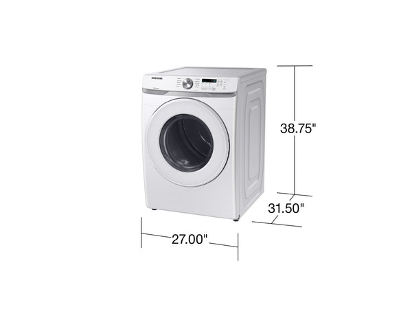 7.5 cu. ft. Front Load Gas Dryer