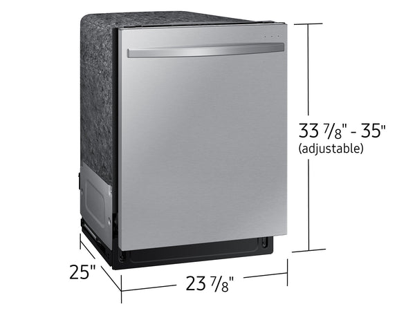 Smart 42dBA Dishwasher with StormWash+™ and Smart Dry in Black Stainless Steel