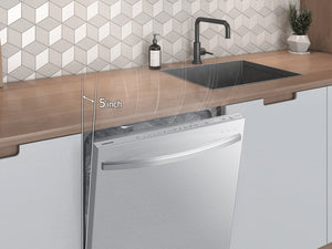Smart 42dBA Dishwasher with StormWash+™ and Smart Dry in Black Stainless Steel