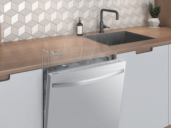 Smart 42dBA Dishwasher with StormWash+™ and Smart Dry in Black Stainless Steel