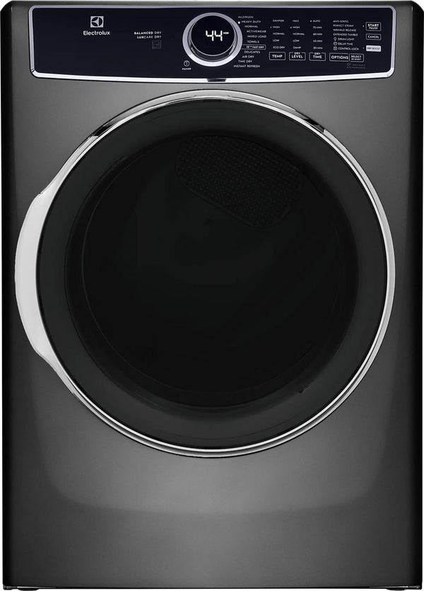Front Load Perfect Steam™ Electric Dryer with Balanced Dry™ and Instant Refresh – 8.0 Cu. Ft.