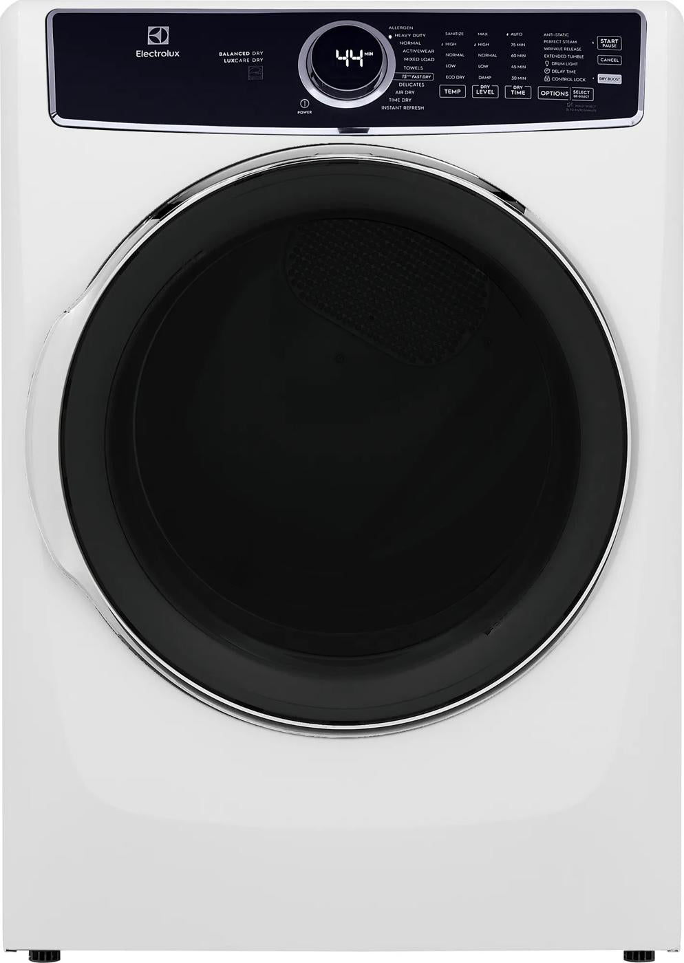 Front Load Perfect Steam™ Electric Dryer with Balanced Dry™ and Instant Refresh – 8.0 Cu. Ft.