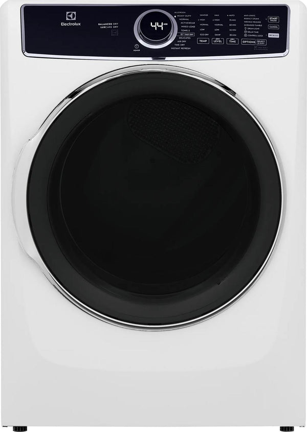Front Load Perfect Steam™ Electric Dryer with Balanced Dry™ and Instant Refresh – 8.0 Cu. Ft.