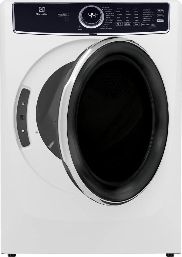 Front Load Perfect Steam™ Electric Dryer with Balanced Dry™ and Instant Refresh – 8.0 Cu. Ft.