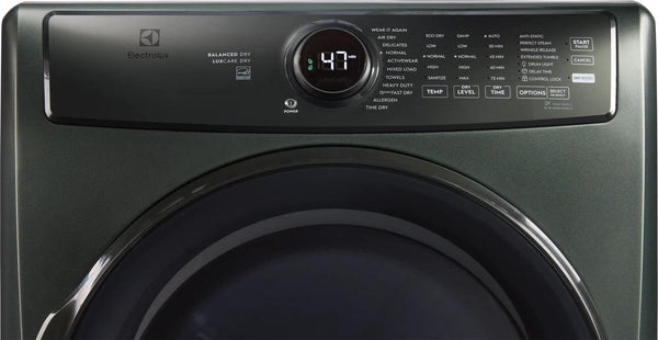 Front Load Perfect Steam™ Electric Dryer with Balanced Dry™ and Instant Refresh – 8.0 Cu. Ft.