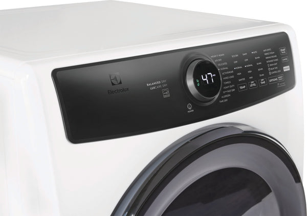 Front Load Perfect Steam™ Electric Dryer with Balanced Dry™ and Instant Refresh – 8.0 Cu. Ft.