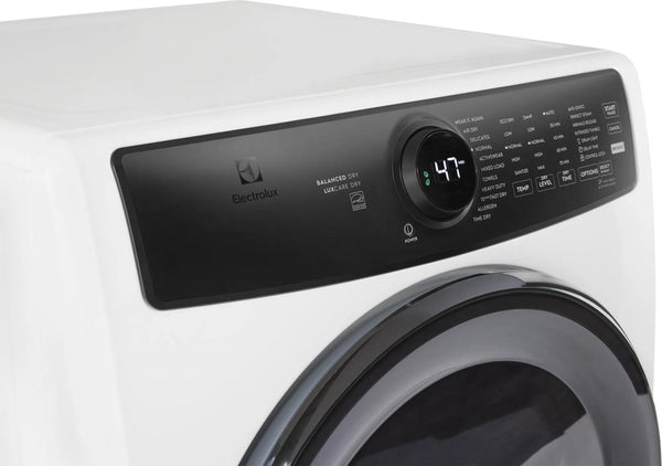 Front Load Perfect Steam™ Electric Dryer with Balanced Dry™ and Instant Refresh – 8.0 Cu. Ft.