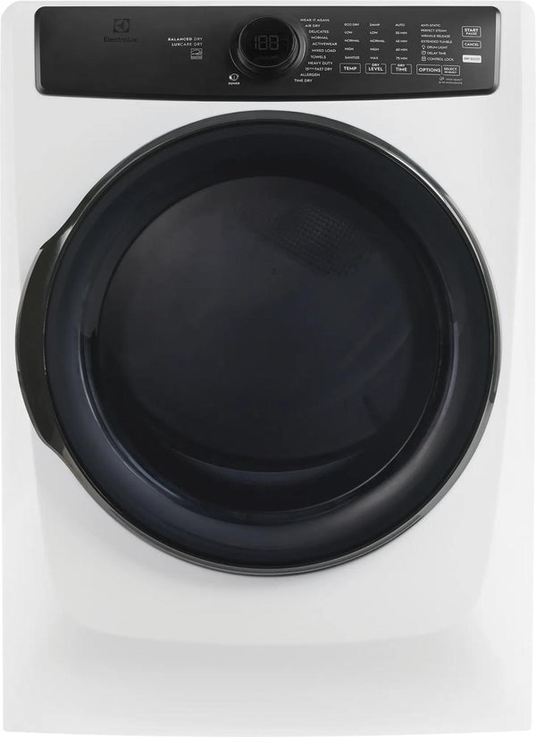 Front Load Perfect Steam™ Electric Dryer with Balanced Dry™ and Instant Refresh – 8.0 Cu. Ft.