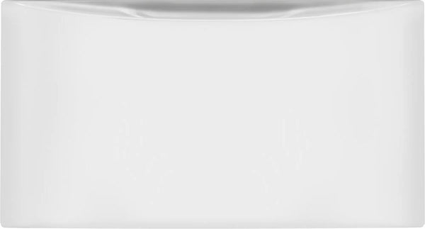 Luxury-Glide® Pedestal with Spacious Storage Drawer - Matte White Finish