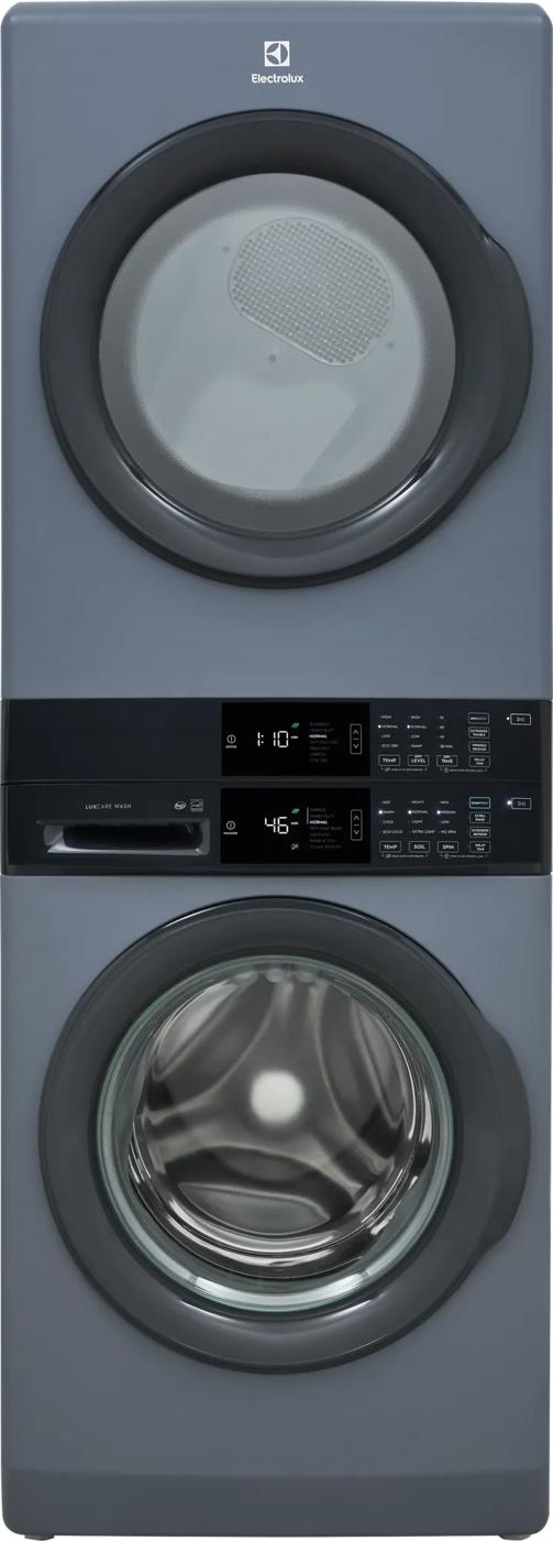 Laundry Tower Single Unit Front Load 4.4 Cu. Ft. Washer & 8 Cu. Ft. Electric Dryer