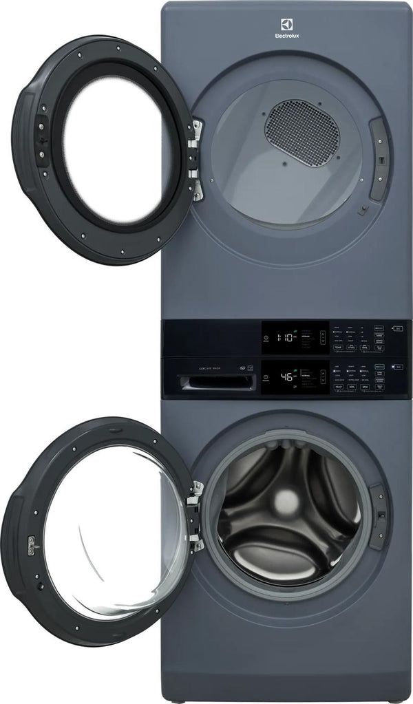 Laundry Tower Single Unit Front Load 4.4 Cu. Ft. Washer & 8 Cu. Ft. Electric Dryer