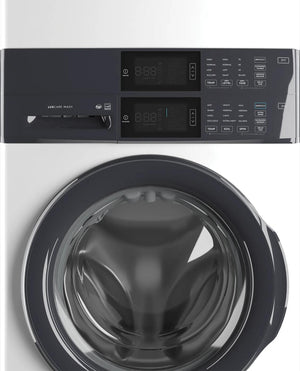 Laundry Tower Single Unit Front Load 4.4 Cu. Ft. Washer & 8 Cu. Ft. Electric Dryer