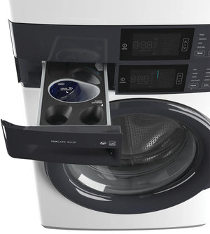 Laundry Tower Single Unit Front Load 4.4 Cu. Ft. Washer & 8 Cu. Ft. Electric Dryer