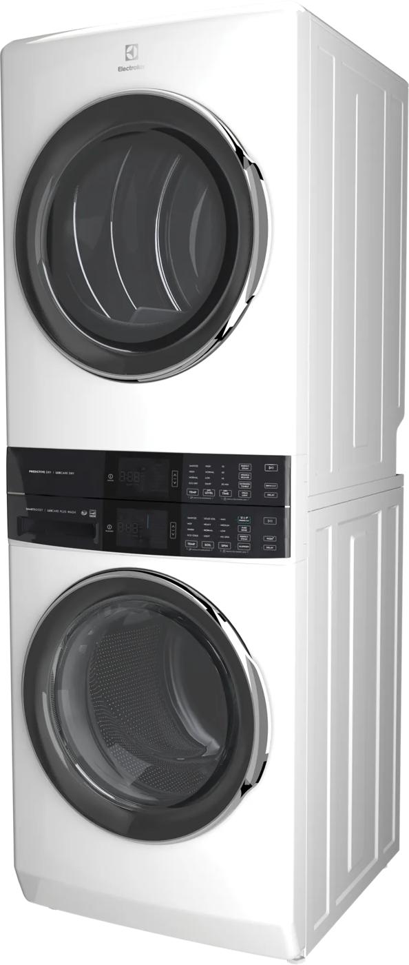 Laundry Tower Single Unit Front Load 4.5 Cu. Ft. Washer & 8 Cu. Ft. Electric Dryer