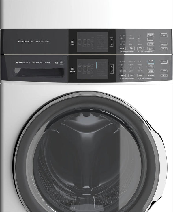 Laundry Tower Single Unit Front Load 4.5 Cu. Ft. Washer & 8 Cu. Ft. Electric Dryer