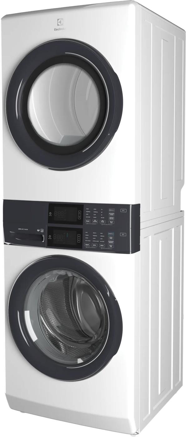 Laundry Tower Single Unit Front Load 4.4 Cu. Ft. Washer & 8 Cu. Ft. Gas Dryer
