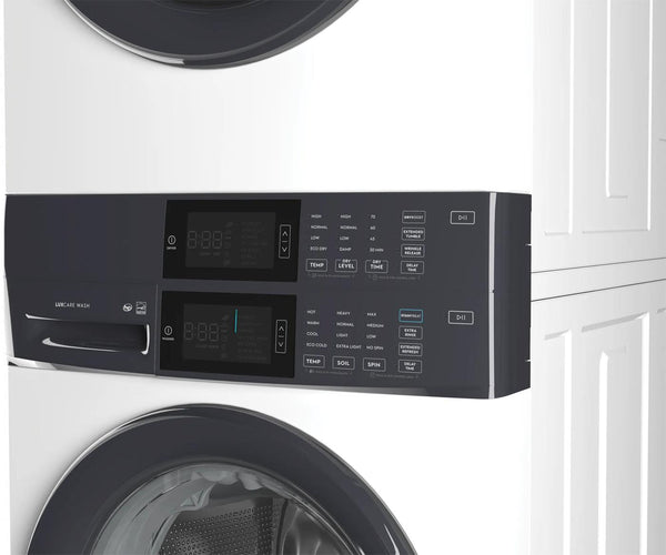 Laundry Tower Single Unit Front Load 4.4 Cu. Ft. Washer & 8 Cu. Ft. Gas Dryer