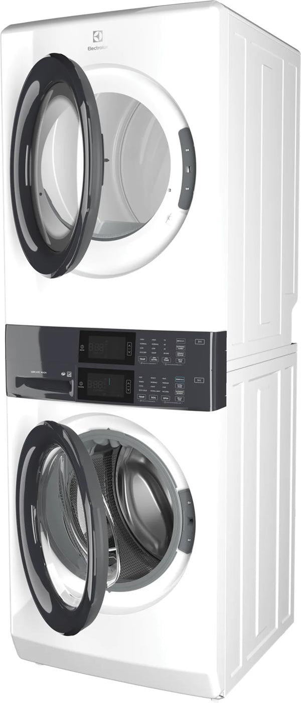 Laundry Tower Single Unit Front Load 4.4 Cu. Ft. Washer & 8 Cu. Ft. Gas Dryer